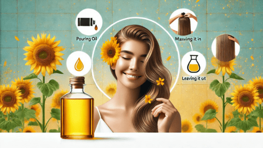 sunflower oil for hair
